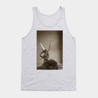 Romantic Cupid and Psyche Lovers Statue in the Louvre Tank Top